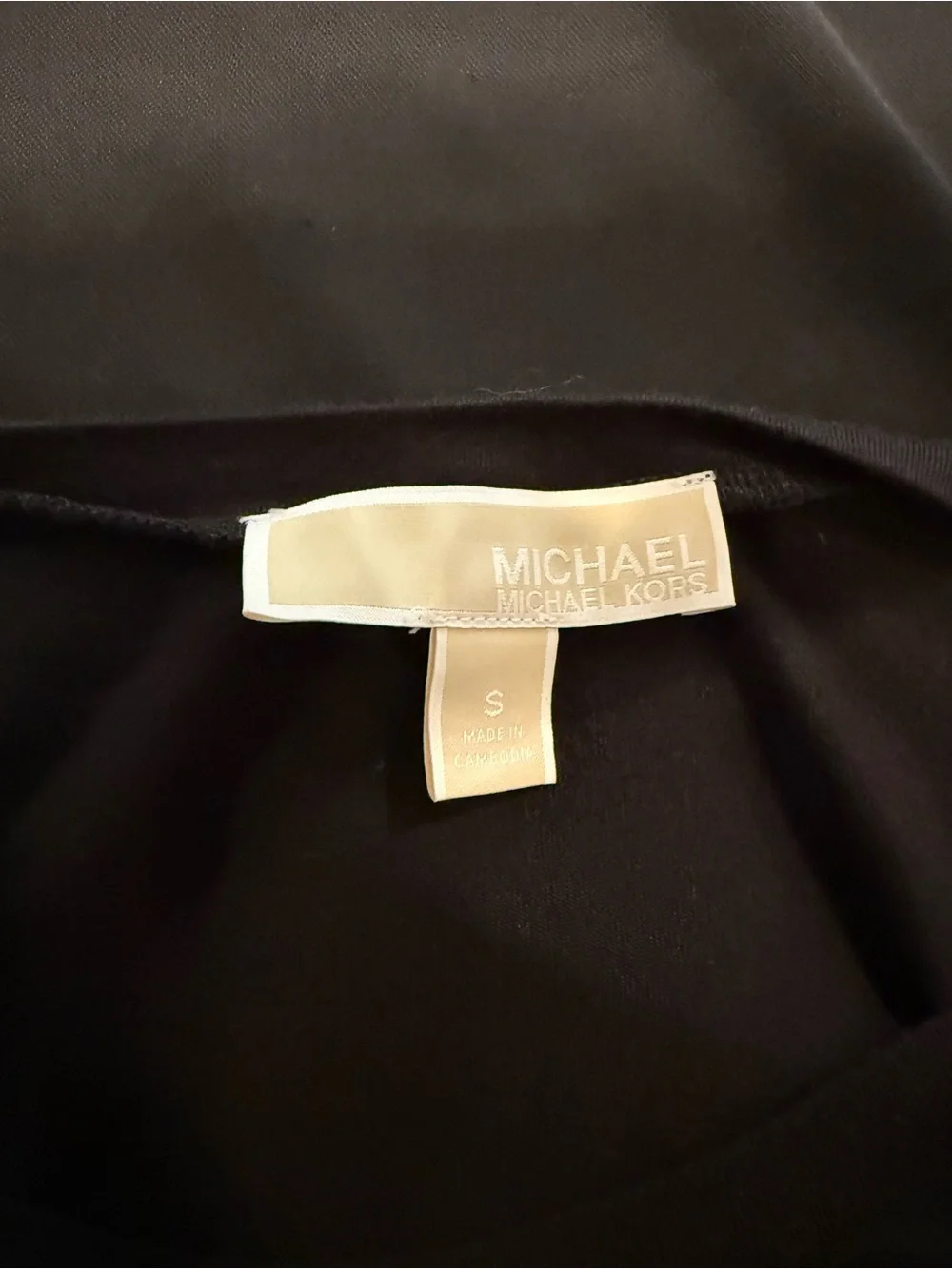 Michael Kors Black Sleeveless Layered Hem Tank size small